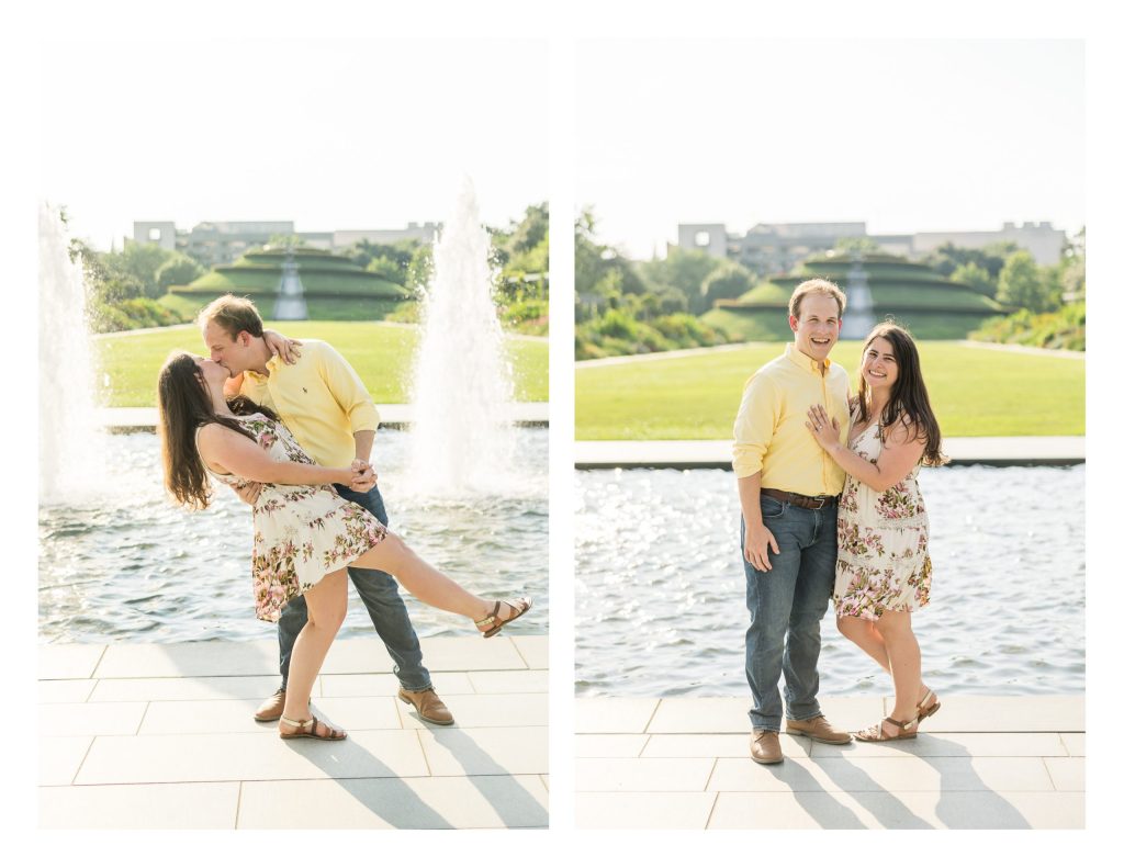 Ashton Proposed to McKenzie at the top of McGovern Centennial Gardens by Jessica Pledger Photography