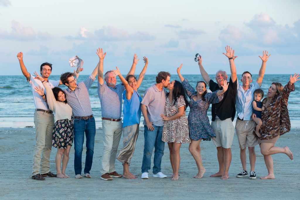 Galveston Island Sunset Wedding Engagement Proposal Photos by Jessica Pledger Photography 