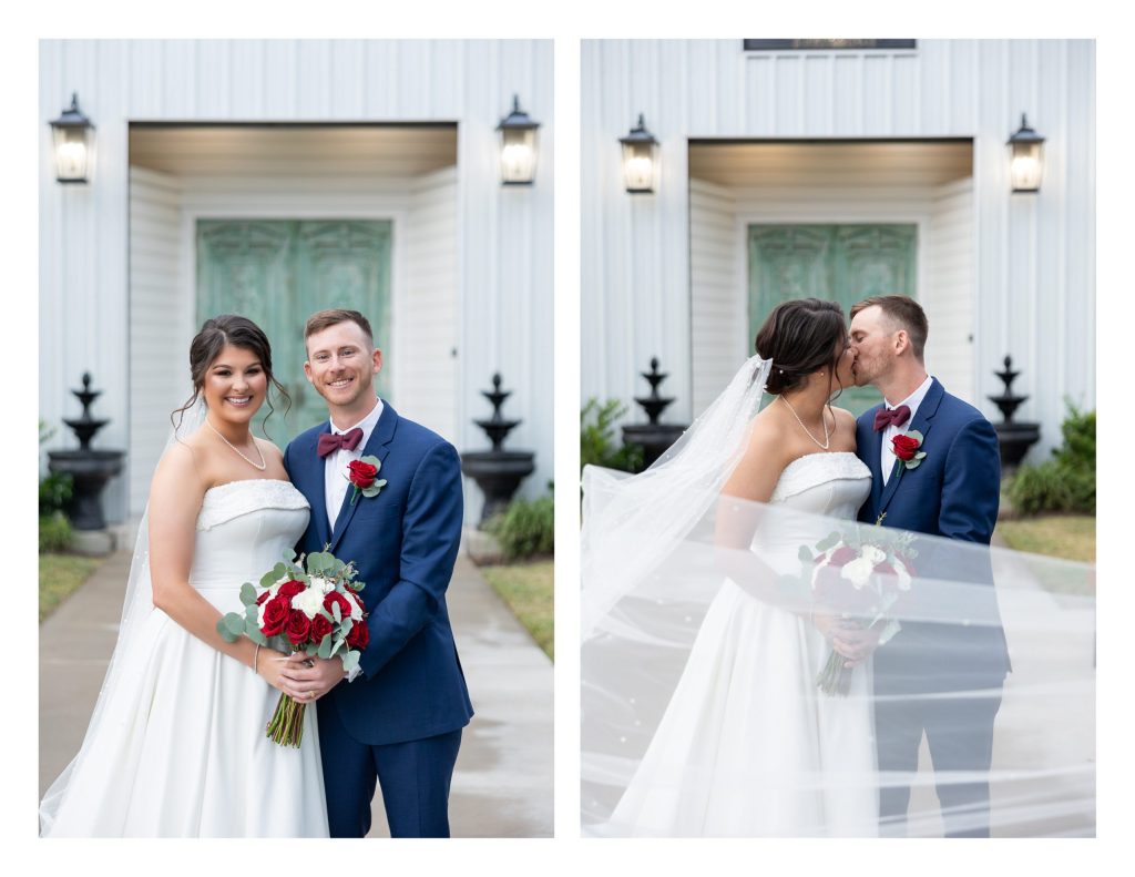 Sydney and Keegan's elegant December wedding at La Maison Blanc with Photography by Jessica Pledger Photography