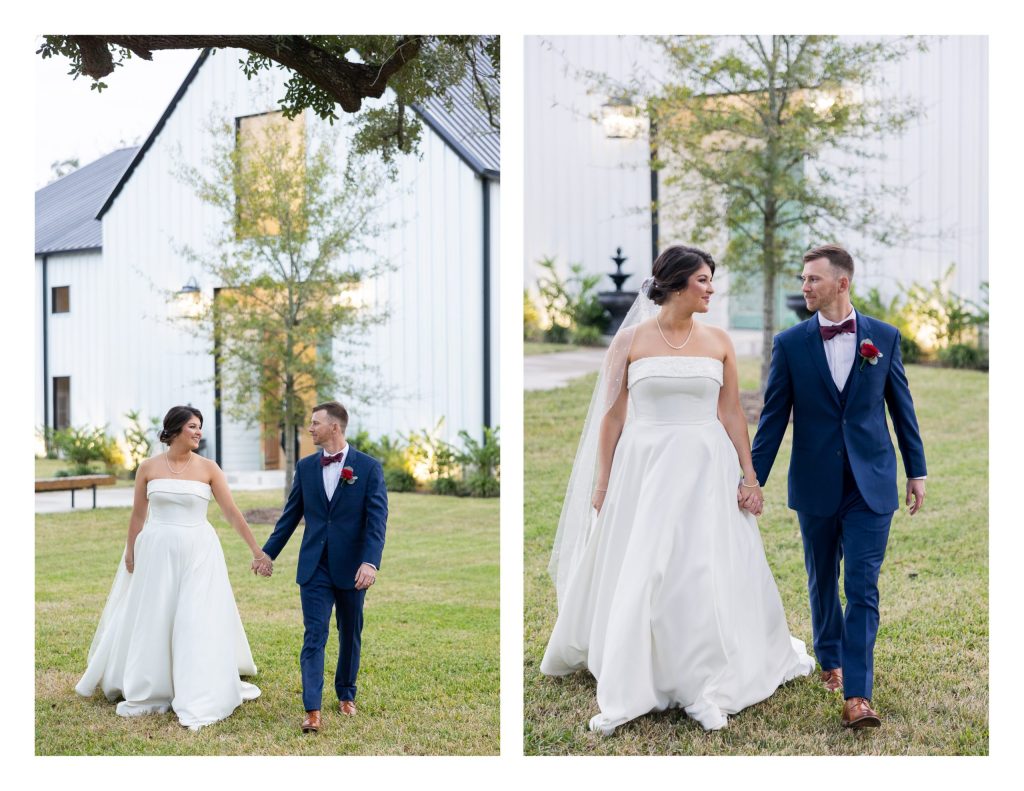 Sydney and Keegan's elegant December wedding at La Maison Blanc with Photography by Jessica Pledger Photography