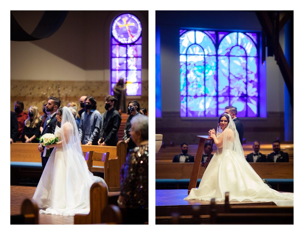 Emma and Kyle’s wedding at St. Helen’s Catholic Church and La Maison Blanc